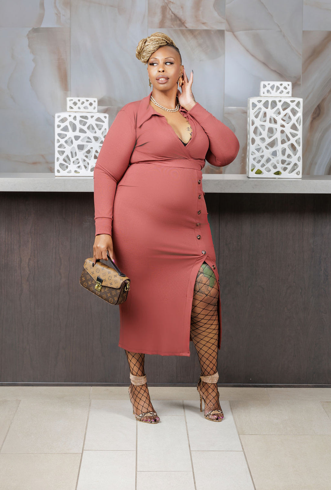 Blushed Ambition (Dress)